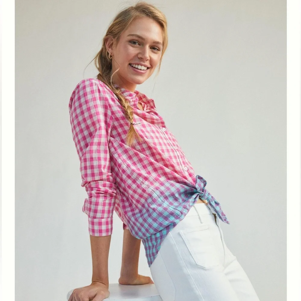 Anthropologie Pilcro Women’s Deb Relaxed Button Down Shirt. - Picture 6 of 12